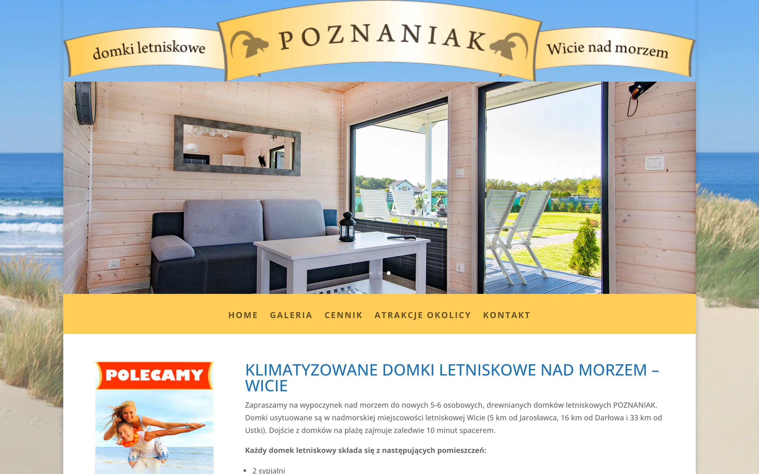 Domki Poznaniak - realizacja Programo