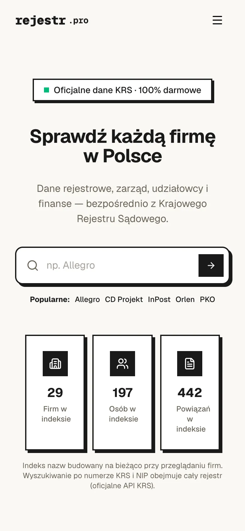 Rejestr Pro - 1